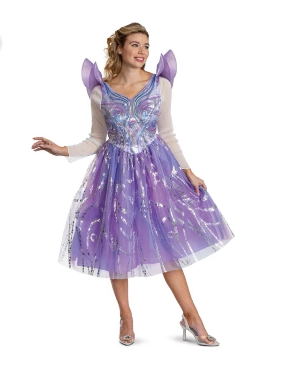 NIB Wicked Glinda "For Good" Adult Halloween Costume Sz: 8/10 - Picture 5 of 7
